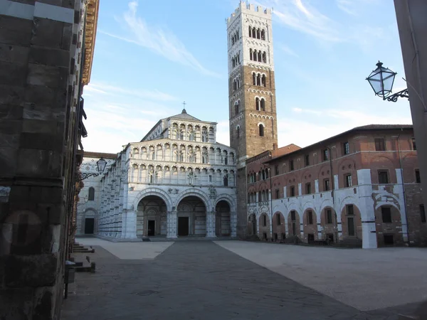 Saint Martin Lucca Cathedral Toskana Talya — Stok fotoğraf