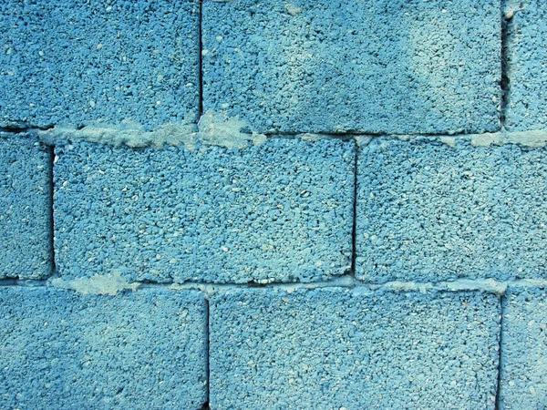 Azure brick wall background — Stock Photo, Image