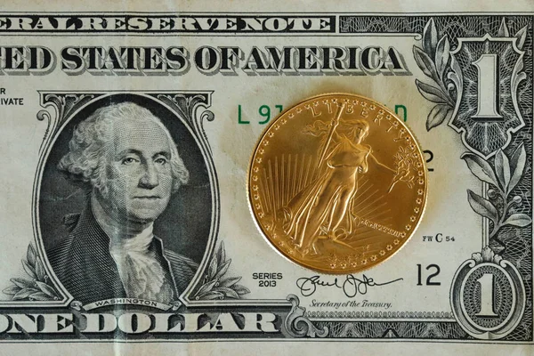 Ünlü 1ons 50 dolarlık altın Amerikan Kartalı külçe koleksiyonunun kapanışı. Yıl 1987