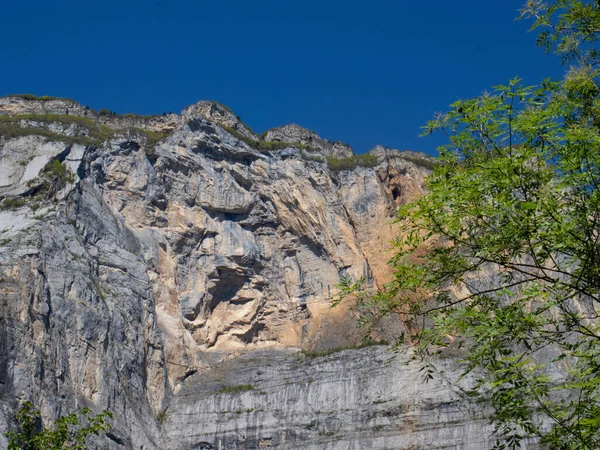 Den Berömda Becco Dell Aquila Monte Brento Örnens Näbb Brentoberget — Stockfoto