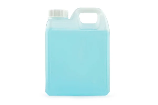 Limpiadores Gel Mano Desinfectantes Aislados Gel Azul Alcohol Para Bacterias — Foto de Stock