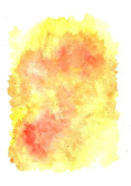 Soyut sarı ve turuncu renkli tarla suluboya el boyası Sonbahar ve yaz festivali dekorasyonu için arka plan.