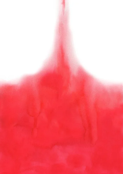 Adstract Fresco Rosso Acquerello Mano Pittura Sfondo Decorazione Sulla Festa — Foto Stock