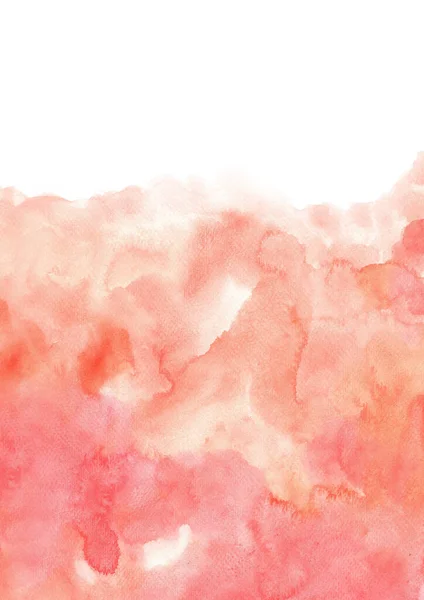 Abstract Roze Perzik Aquarel Hand Schilderen Achtergrond Voor Decoratie Valentijnsdag — Stockfoto