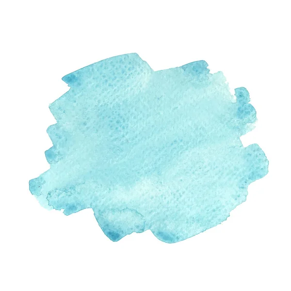Abstraktní Modrý Aqua Tah Štětcem Freeform Tvar Pozadí Banner — Stockový vektor
