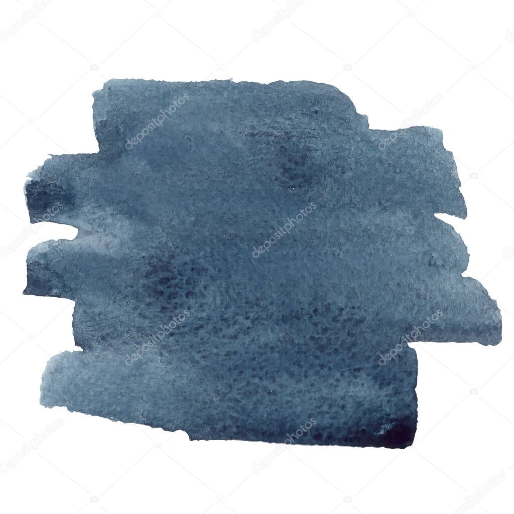 Abstract blue aqua brush stroke freeform shape background banner.