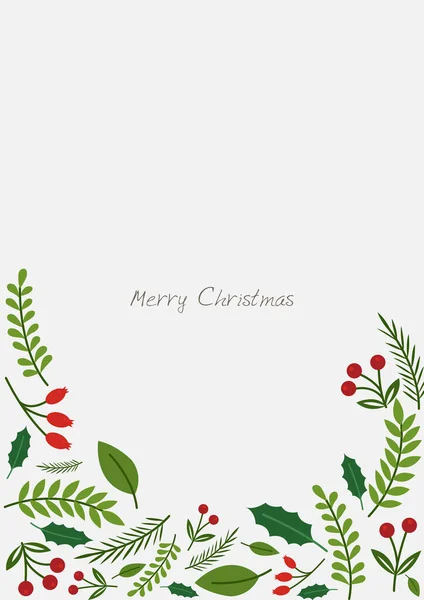 圣诞节节庆装饰用平面圣诞树架的设计 — 图库矢量图片