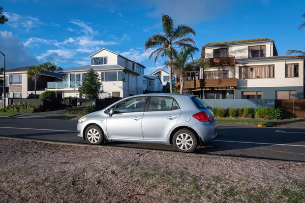 Auckland Nueva Zelanda Mayo 2020 Vista Angular Amplia Del Toyota —  Fotos de Stock