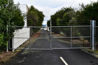 Auckland / Yeni Zelanda - 13 Haziran 2020: Rosebank sanayi bölgesinde iş görüşü