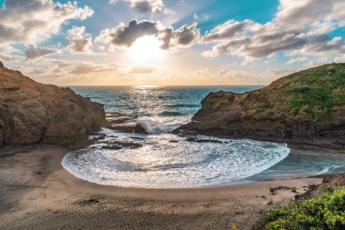 Piha Gap gelgit gölü manzarası
