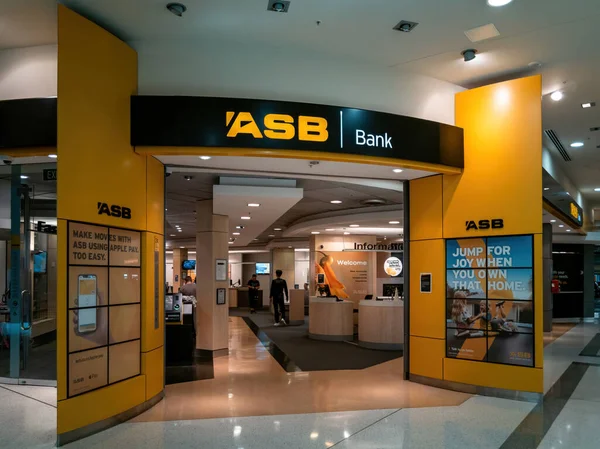 Auckland Neuseeland Januar 2020 Blick Auf Die Asb Bank Westcity — Stockfoto