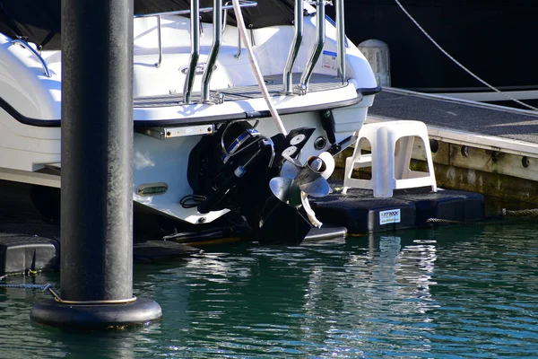 오클랜드 뉴질랜드 2020 Half Moon Bay Marina Boat — 스톡 사진