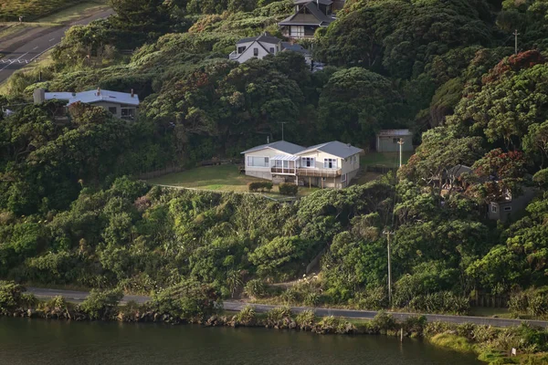 Auckland Nueva Zelanda Diciembre 2019 Vista Casa Con Vistas Laguna —  Fotos de Stock