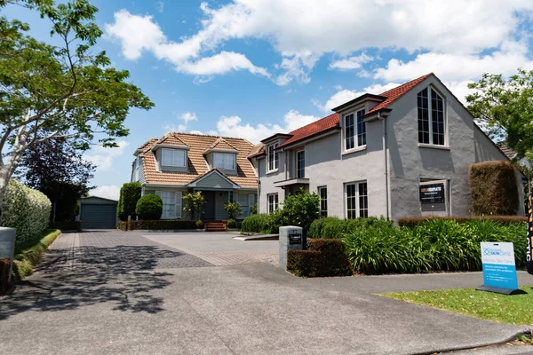 Auckland Nueva Zelanda Diciembre 2019 Vista Casas Típicas Centro Auckland —  Fotos de Stock