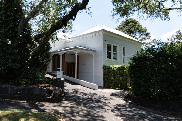 Auckland Nový Zéland Prosince 2019 Pohled Typické Domy Středním Aucklandu — Stock fotografie