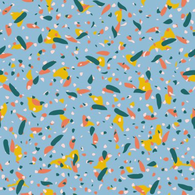  Soyut konfeti geçmişi. Kusursuz terrazzo deseni