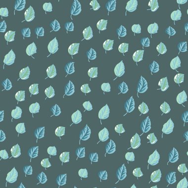 Sonbahar yapraklarının eko baskısı. Kusursuz çiçek deseni. Kumaş, kumaş tasarımı, kapaklar, imalat, duvar kağıtları, baskı, hediye paketi ve yapıştırma kitabı için basit bir arkaplan.