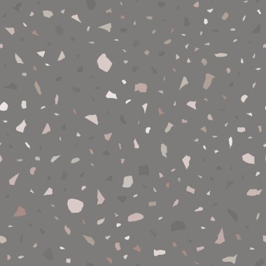  Kusursuz soyut terrazzo deseni. Tekstil veya kitap kapakları için yaratıcı illüstrasyon, imalat, duvar kağıtları, baskı, hediye paketi, döşeme
