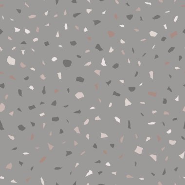  Kusursuz soyut terrazzo deseni. Tekstil veya kitap kapakları için yaratıcı illüstrasyon, imalat, duvar kağıtları, baskı, hediye paketi, döşeme