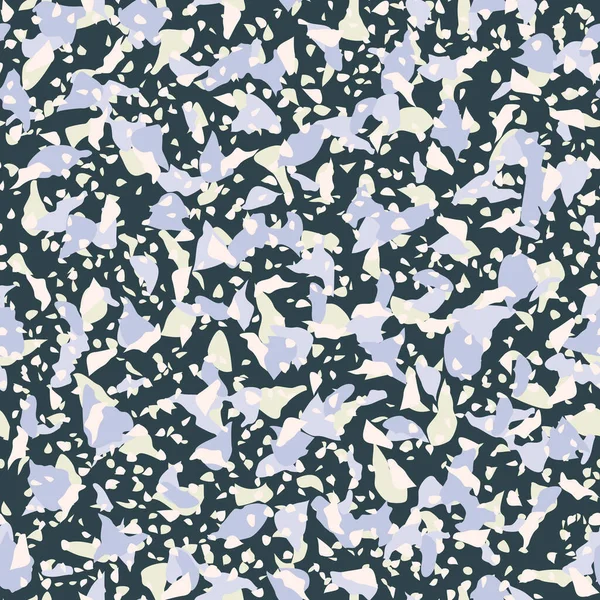 Terrazzo Flooring Vector Seamless Pattern 종류의 이루어진 조각들 — 스톡 벡터