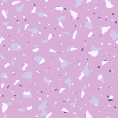 Kusursuz soyut terrazzo deseni. Tekstil veya kitap kapakları için yaratıcı illüstrasyon, imalat, duvar kağıtları, baskı, hediye paketi, döşeme