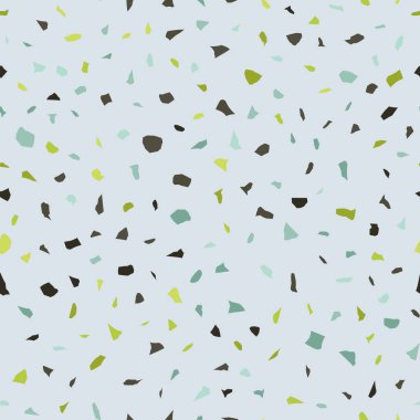 Kusursuz soyut terrazzo deseni. Tekstil veya kitap kapakları için yaratıcı illüstrasyon, imalat, duvar kağıtları, baskı, hediye paketi, döşeme