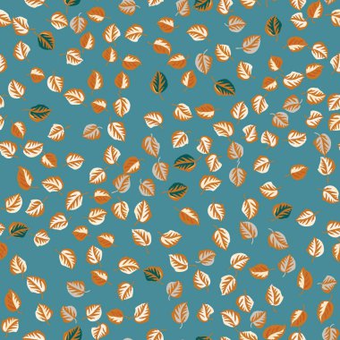  Sonbahar yapraklarının eko baskısı. Kül yapraklarında, huş ağacında, kusursuz çiçek deseni. Kumaş, kumaş tasarımı, kapaklar, imalat, duvar kağıtları, baskı, hediye paketi ve yapıştırma kitabı için basit bir arkaplan.