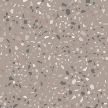 Kusursuz soyut terrazzo deseni. Tekstil veya kitap kapakları için yaratıcı illüstrasyon, imalat, duvar kağıtları, baskı, hediye paketi, döşeme