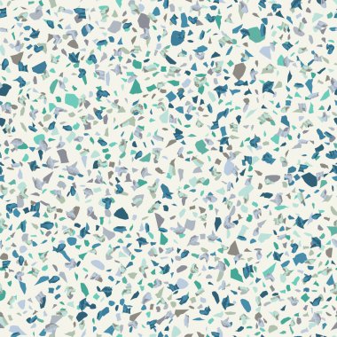 Kusursuz soyut terrazzo deseni. Tekstil veya kitap kapakları için yaratıcı illüstrasyon, imalat, duvar kağıtları, baskı, hediye paketi, döşeme