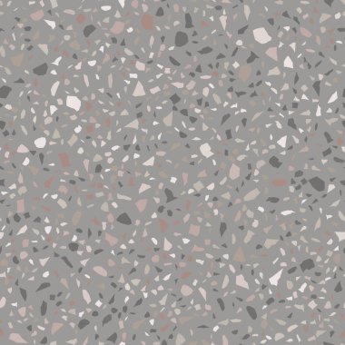 Kusursuz soyut terrazzo deseni. Tekstil veya kitap kapakları için yaratıcı illüstrasyon, imalat, duvar kağıtları, baskı, hediye paketi, döşeme
