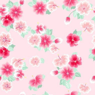 Küçük ölçekli sevimli amber çiçekleri içinde kusursuz bir desen. Tekstil, kumaş imalatı, duvar kağıdı, kapaklar, yüzey, baskı, hediye paketi, koleksiyon defteri, dekupaj.