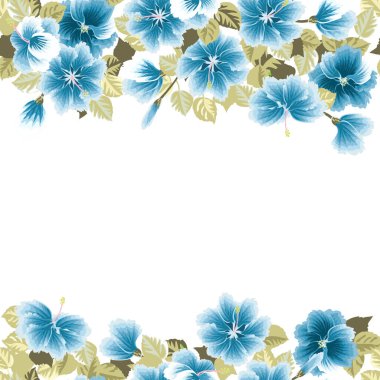 Kırmızı amberin tropikal çiçeklerinde kusursuz bir sınır. Tasarım, kartlar, davetiyeler, posterler, takvimler için egzotik bir arka plan. Metin için yer.