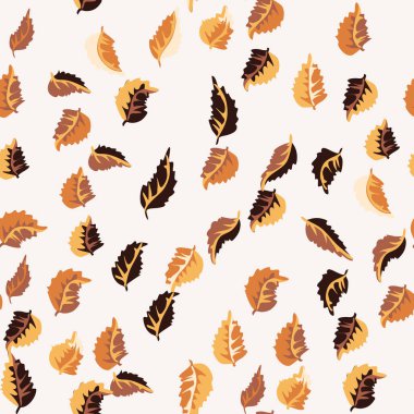  Sonbahar yapraklarının eko baskısı. Kül yapraklarında, huş ağacında, kusursuz çiçek deseni. Kumaş, kumaş tasarımı, kapaklar, imalat, duvar kağıtları, baskı, hediye paketi ve yapıştırma kitabı için basit bir arkaplan.