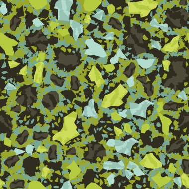 Terrazzo döşeme vektörü kusursuz desen. Zeminin dokusu, farklı bir taştan oluşmuş..