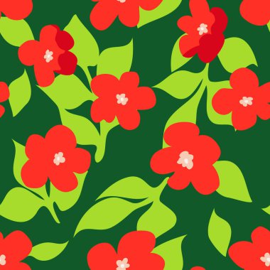 Saf çiçekli, soyut, pürüzsüz desen. İskandinav tarzında asgari yaz modası çiçekleri. Tekstil, duvar kağıdı, yüzey, baskı, hediye paketi, hatıra defteri, dekupaj