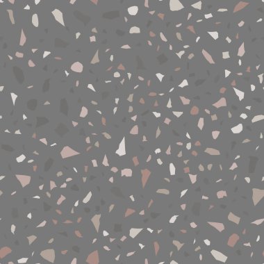 Kusursuz soyut terrazzo deseni. Tekstil veya kitap kapakları için yaratıcı illüstrasyon, imalat, duvar kağıtları, baskı, hediye paketi, döşeme