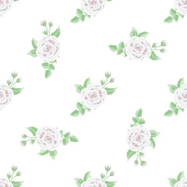 Çiçek desenli, tek bir resim taklidiyle. Gül çiçekleriyle kusursuz halk deseni. Eski tarz arka plan. Tekstil, duvar kağıdı, kapaklar, yüzey, baskı, hediye paketi, dekupaj.
