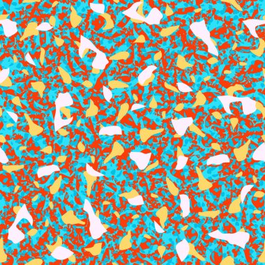   Kusursuz soyut terrazzo deseni. Tekstil veya kitap kapakları için yaratıcı illüstrasyon, imalat, duvar kağıtları, baskı, hediye paketi, döşeme