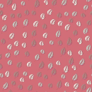  Sonbahar yapraklarının eko baskısı. Kusursuz çiçek deseni. Kumaş, kumaş tasarımı, kapaklar, imalat, duvar kağıtları, baskı, hediye paketi ve yapıştırma kitabı için basit bir arkaplan.