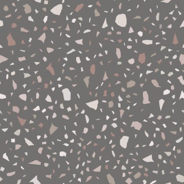  Kusursuz soyut terrazzo deseni. Tekstil veya kitap kapakları için yaratıcı illüstrasyon, imalat, duvar kağıtları, baskı, hediye paketi, döşeme