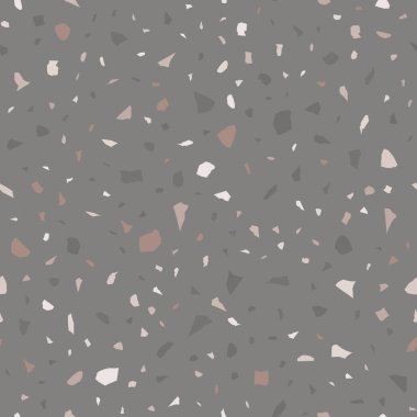  Kusursuz soyut terrazzo deseni. Tekstil veya kitap kapakları için yaratıcı illüstrasyon, imalat, duvar kağıtları, baskı, hediye paketi, döşeme