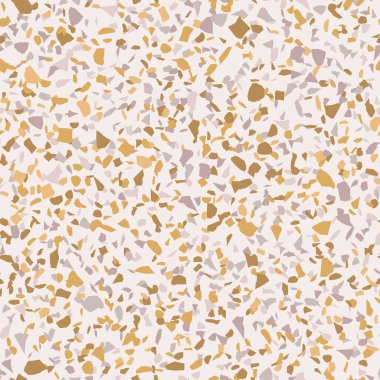  Kusursuz soyut terrazzo deseni. Tekstil veya kitap kapakları için yaratıcı illüstrasyon, imalat, duvar kağıtları, baskı, hediye paketi, döşeme