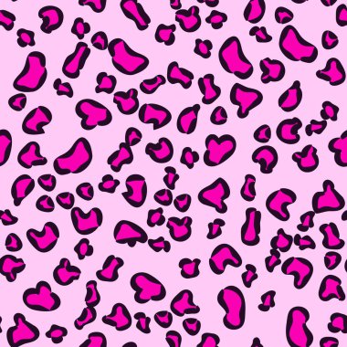 Hayvan izi, leopar derisi pürüzsüz desen. Moda renkleri