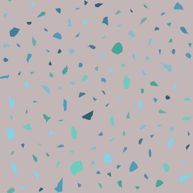  Kusursuz soyut terrazzo deseni. Tekstil veya kitap kapakları için yaratıcı illüstrasyon, imalat, duvar kağıtları, baskı, hediye paketi, döşeme