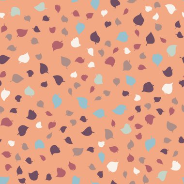  Sonbahar yapraklarının eko baskısı. Kusursuz çiçek deseni. Kumaş, kumaş tasarımı, kapaklar, imalat, duvar kağıtları, baskı, hediye paketi ve yapıştırma kitabı için basit bir arkaplan.