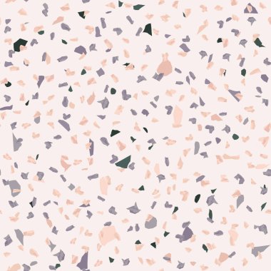  Kusursuz soyut terrazzo deseni. Tekstil veya kitap kapakları için yaratıcı illüstrasyon, imalat, duvar kağıtları, baskı, hediye paketi, döşeme