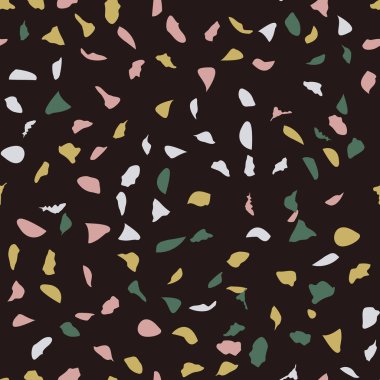  Soyut konfeti geçmişi. Kusursuz terrazzo deseni