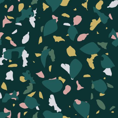  Soyut konfeti geçmişi. Kusursuz terrazzo deseni