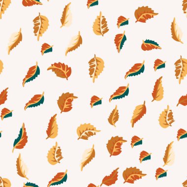  Sonbahar yapraklarının eko baskısı. Kusursuz çiçek deseni. Kumaş, kumaş tasarımı, kapaklar, imalat, duvar kağıtları, baskı, hediye paketi ve yapıştırma kitabı için basit bir arkaplan.