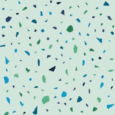  Kusursuz soyut terrazzo deseni. Tekstil veya kitap kapakları için yaratıcı illüstrasyon, imalat, duvar kağıtları, baskı, hediye paketi, döşeme